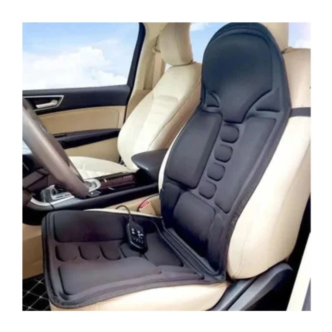 🚗💆♂️ TU OASIS EN EL TRÁFICO: Cojín de Masaje Terapéutico para Carro