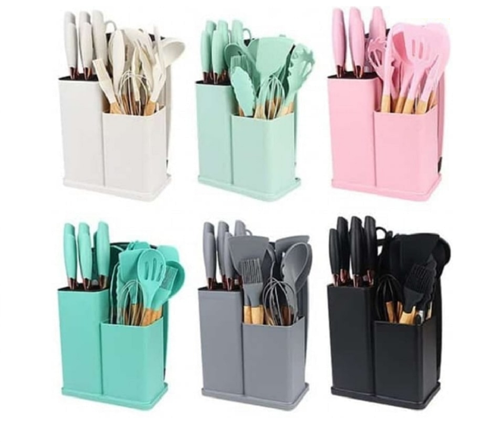 🍳 Set de 19 Utensilios de Cocina – Todo en un solo paquete, práctico, elegante y duradero👇