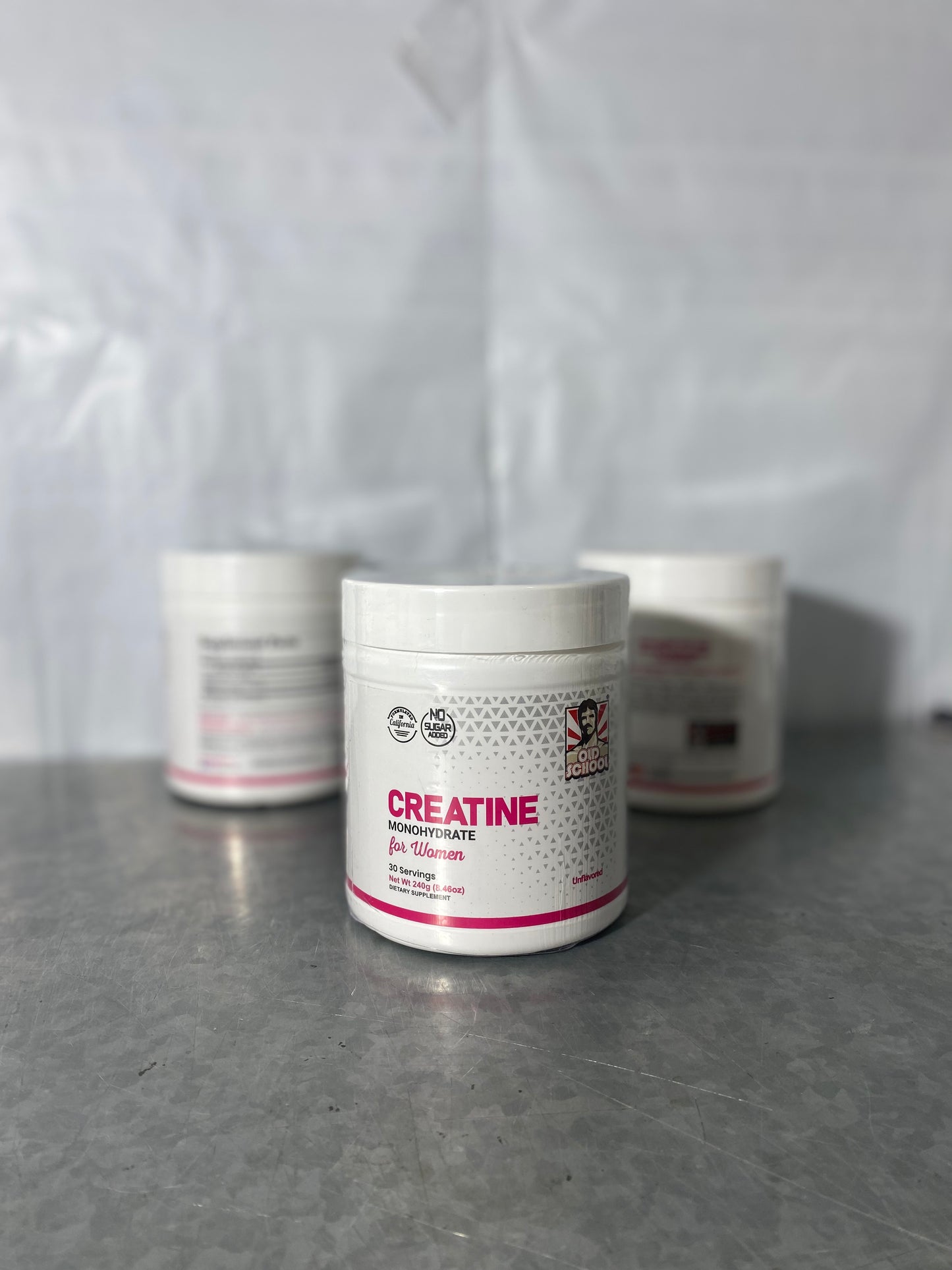 Creatina Old School™ 🌸Monohydrate for Woman – Tu fuerza, tu figura, sin mitos🍑
