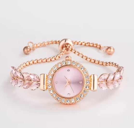 Reloj de Lujo con Cristal: Diseñado para Brillar en Cada Momento ✨⏱ PRECIO DE REMATE👇