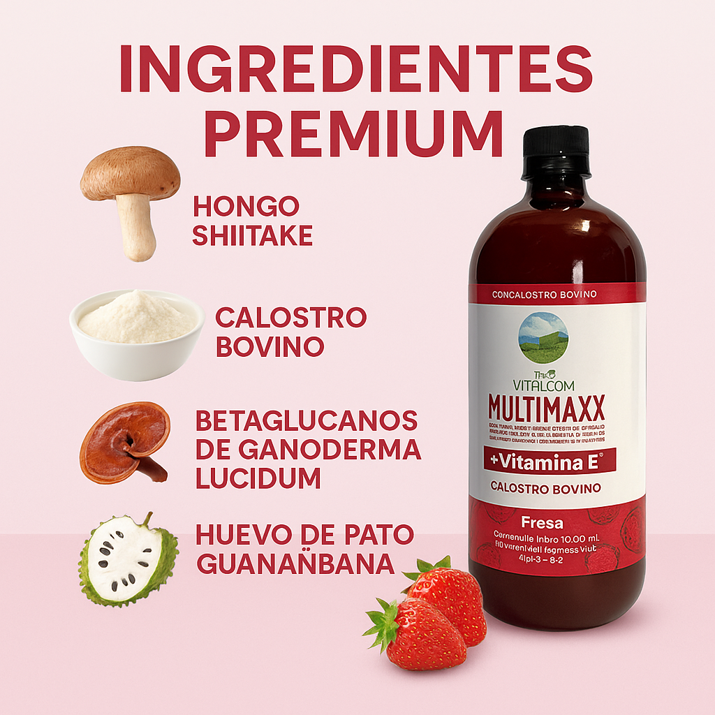 🍓 MULTIMAXX FRESA – Belleza y bienestar con sabor irresistible 🍓