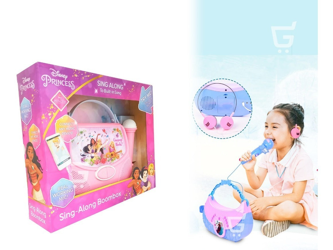 🎶Parlante Musical Mp3 Bolso Portatil Juego Para Niñas Karaoke👑