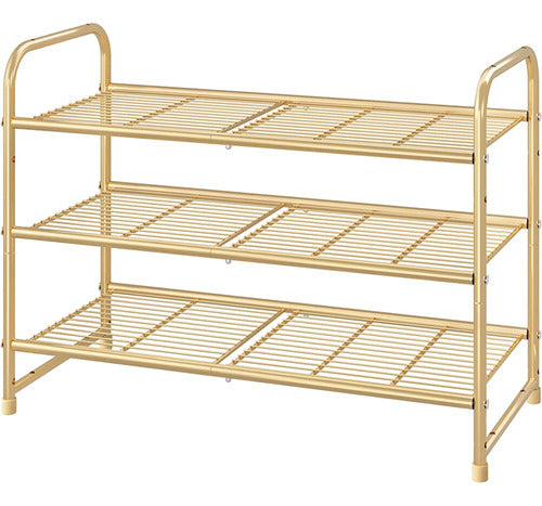 Zapatero Apilable Simple De Tendencia De 3 Niveles, Organiza