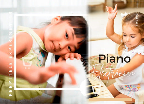 Piano teclado musical