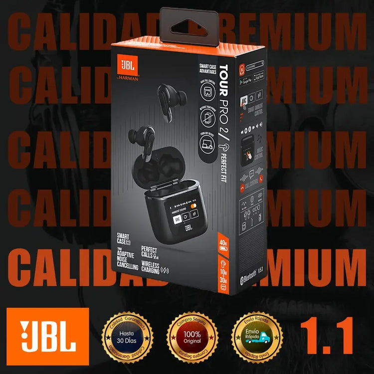 Audifonos Bluetooth Jbl Tour Pro 2 💥¡30% DST SOLO POR HOY!👇
