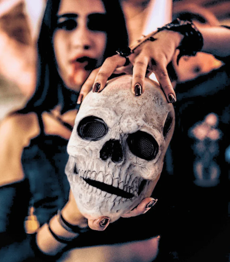 🎃 Máscara Calavera Hiperrealista – Sé la sensación este Halloween