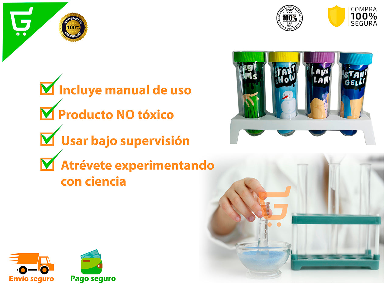 🧪Kit De Ciencia Primer Juego De Química👩🏻‍🔬