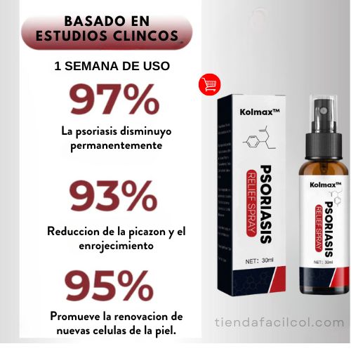 KOLMAX Dile Adiós a la Psoriasis: Alivio Instantáneo con Ingredientes Naturales 🌿✨