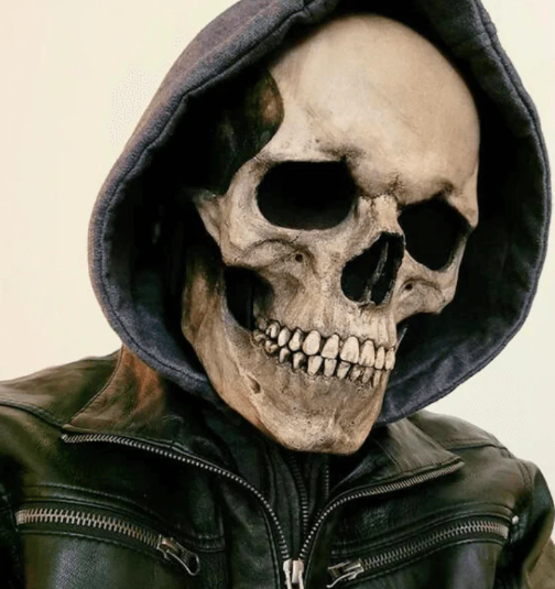 🎃 Máscara Calavera Hiperrealista – Sé la sensación este Halloween