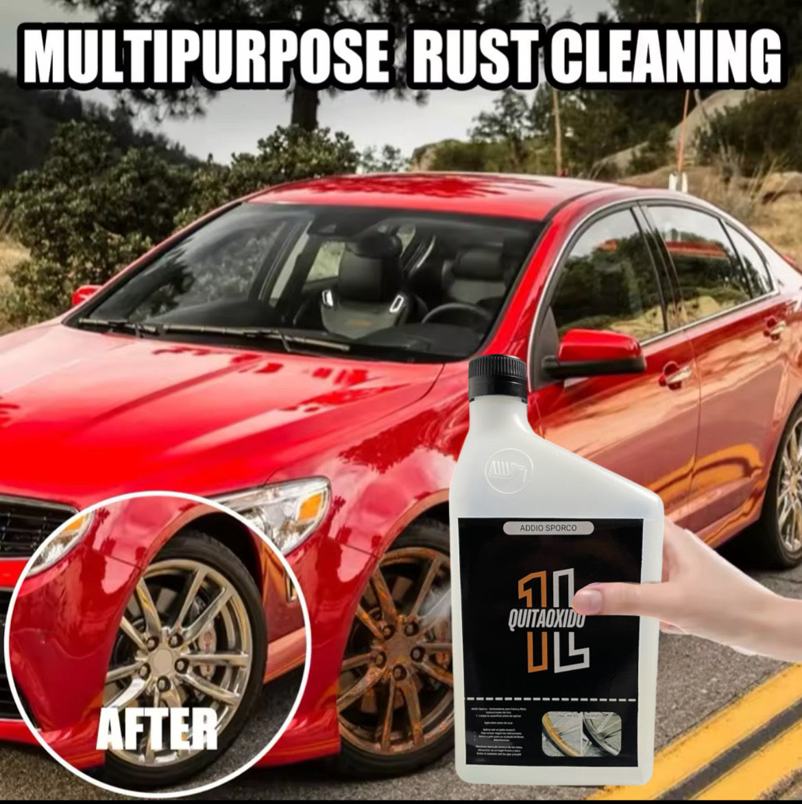 Despídete del Óxido en Todo! 💥 Addio Sporco: La Solución Multiusos para tu Hogar y Más. 🏠✨