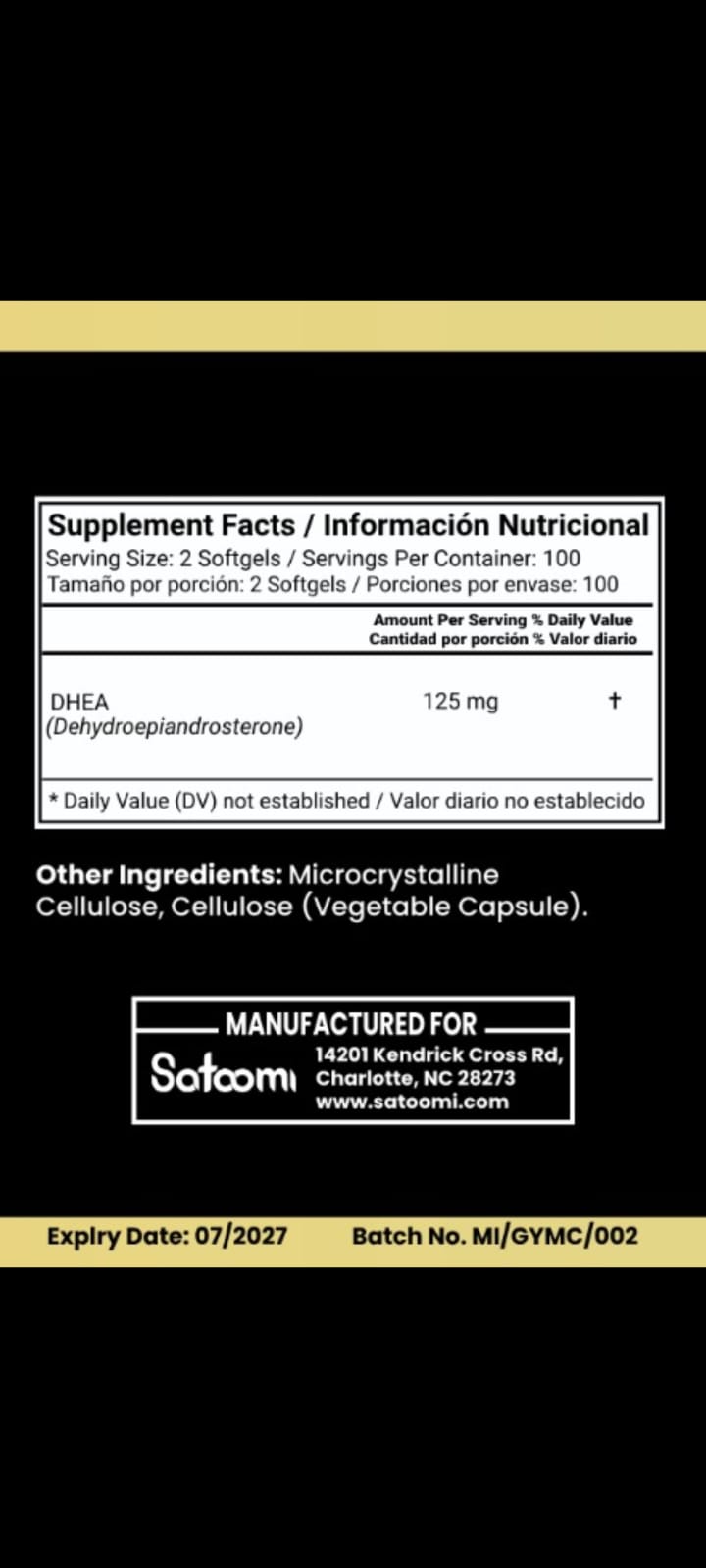 🌟 DHEA ¡La hormona más importante que la Testosterona para la vitalidad!