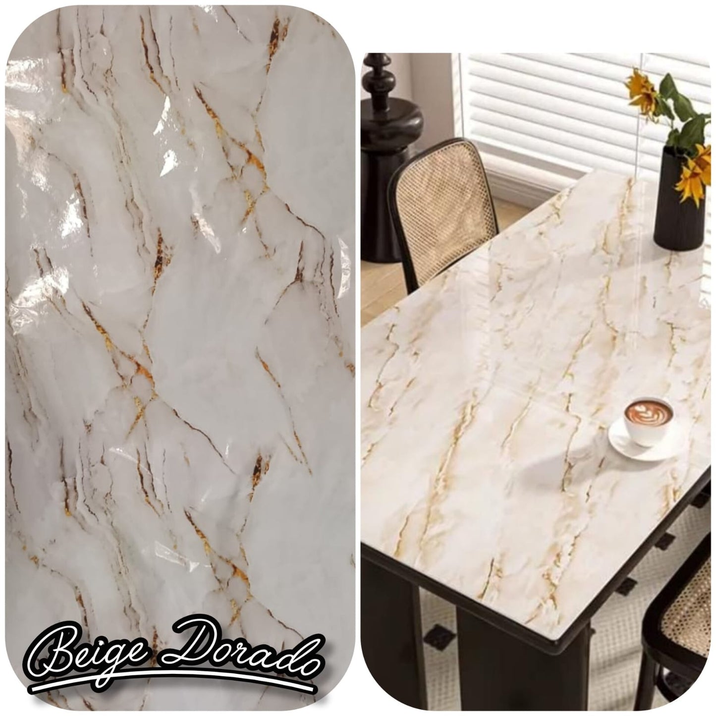 Mármol en minutos: Transforma cualquier espacio con nuestro papel adhesivo premium