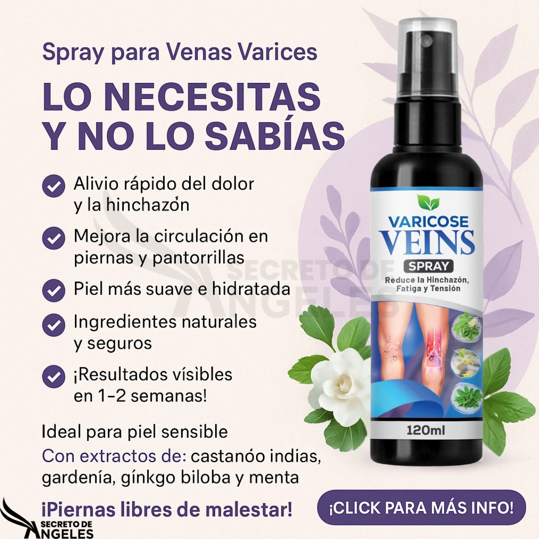 VARICOSE Herbal Spray-✅ ¡Probado para eliminar las varices en sólo 7 días! PAGA 1️⃣LLEVA 2️⃣👇