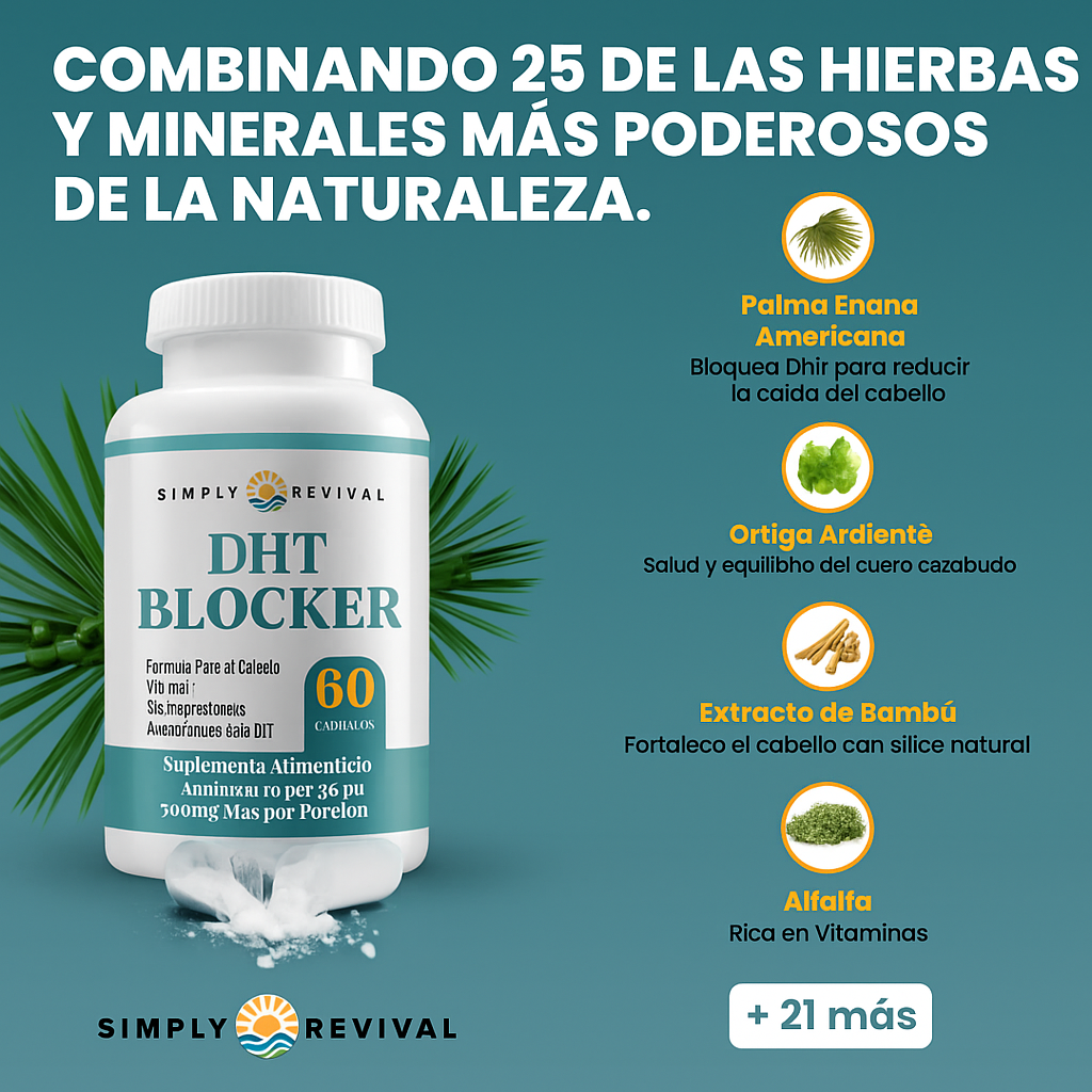 DHT BLOCKER: Detén la caída antes de que empiece👇⚡