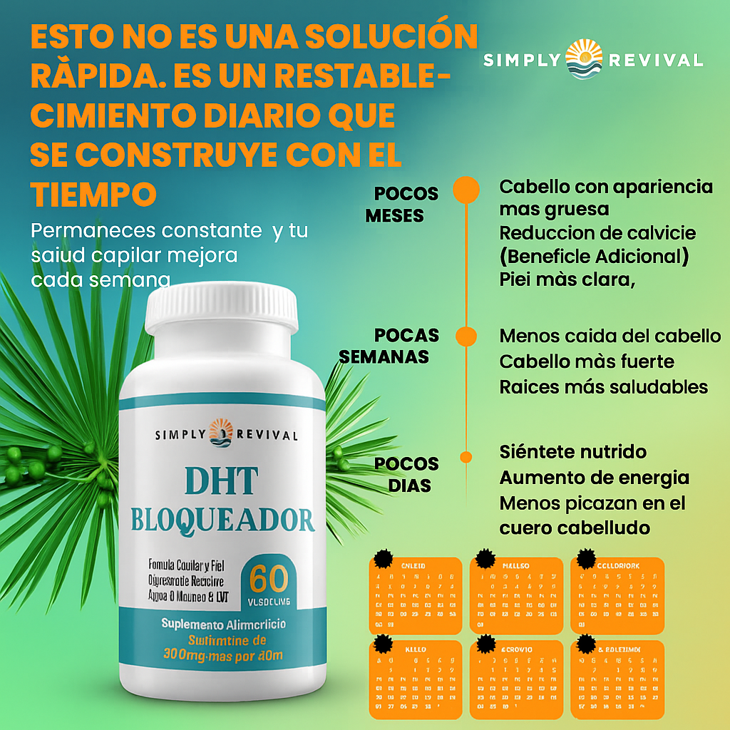 DHT BLOCKER: Detén la caída antes de que empiece👇⚡