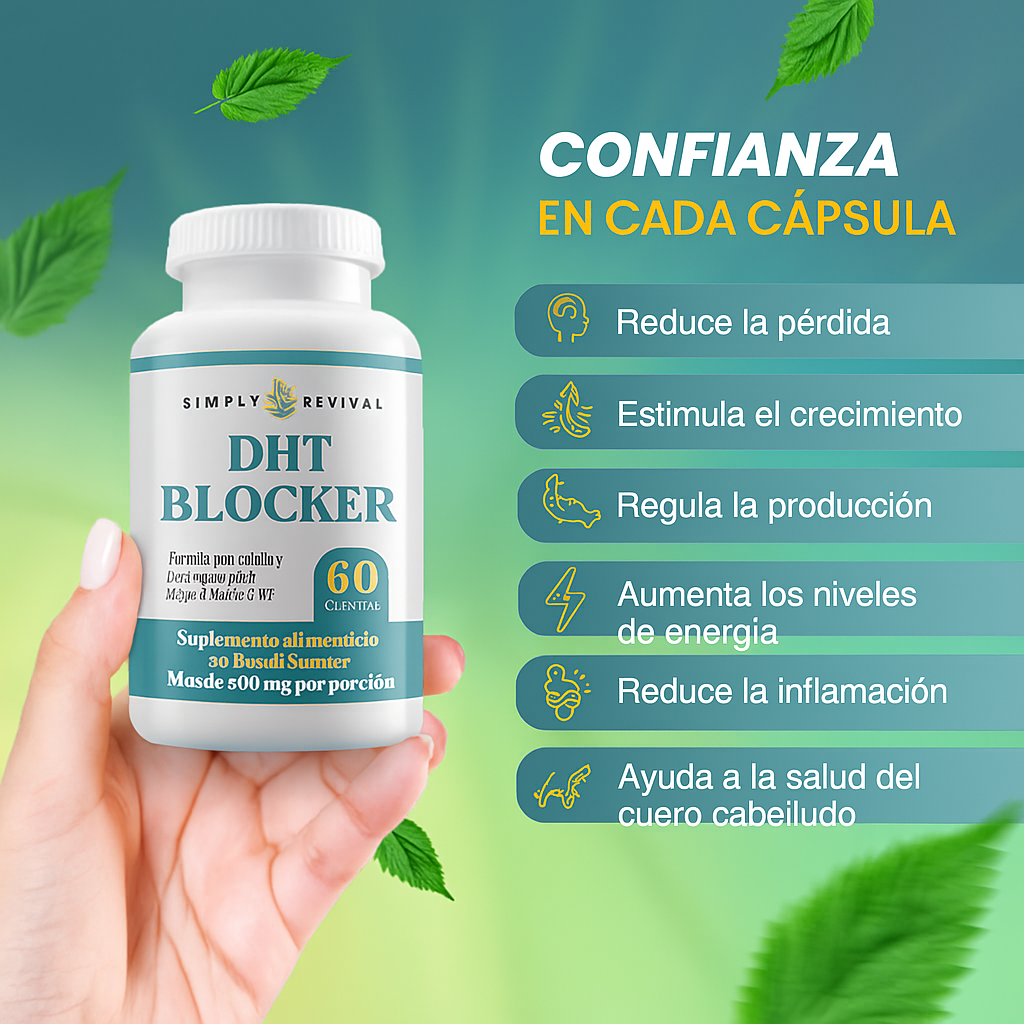 DHT BLOCKER: Detén la caída antes de que empiece👇⚡