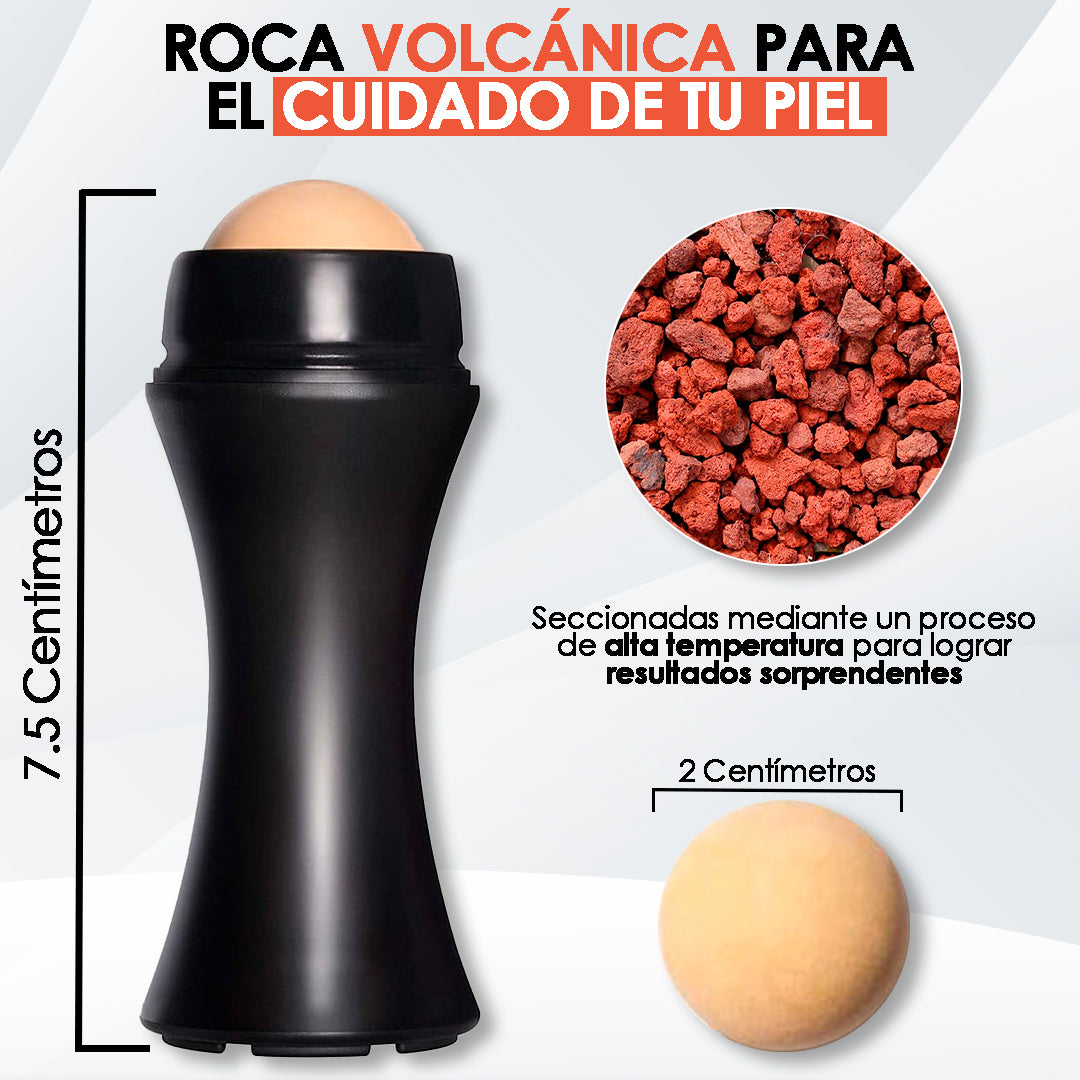 Rodillo Quita Grasa de Piedra Volcánica – Piel Mate y Fresca al Instante 😍PAGA 1️⃣ Y LLEVA 2️⃣👇