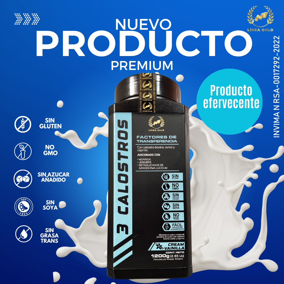 3 CALOSTROS PREMIUM – Recarga tu energía desde el interior🌟