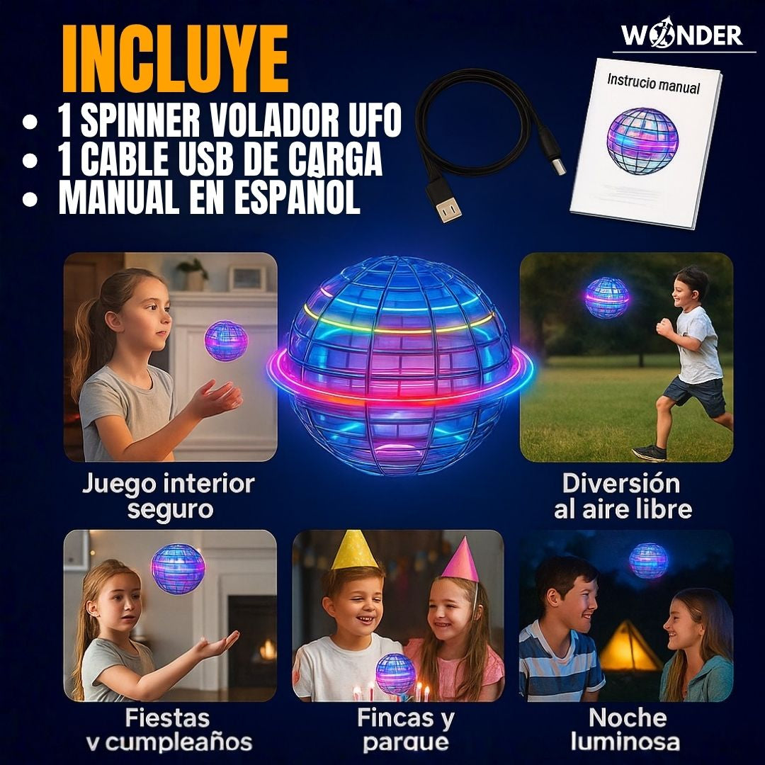 Spinner™ Bola Voladora 🔥 ¡El juguete viral que está conquistando TikTok y las redes!