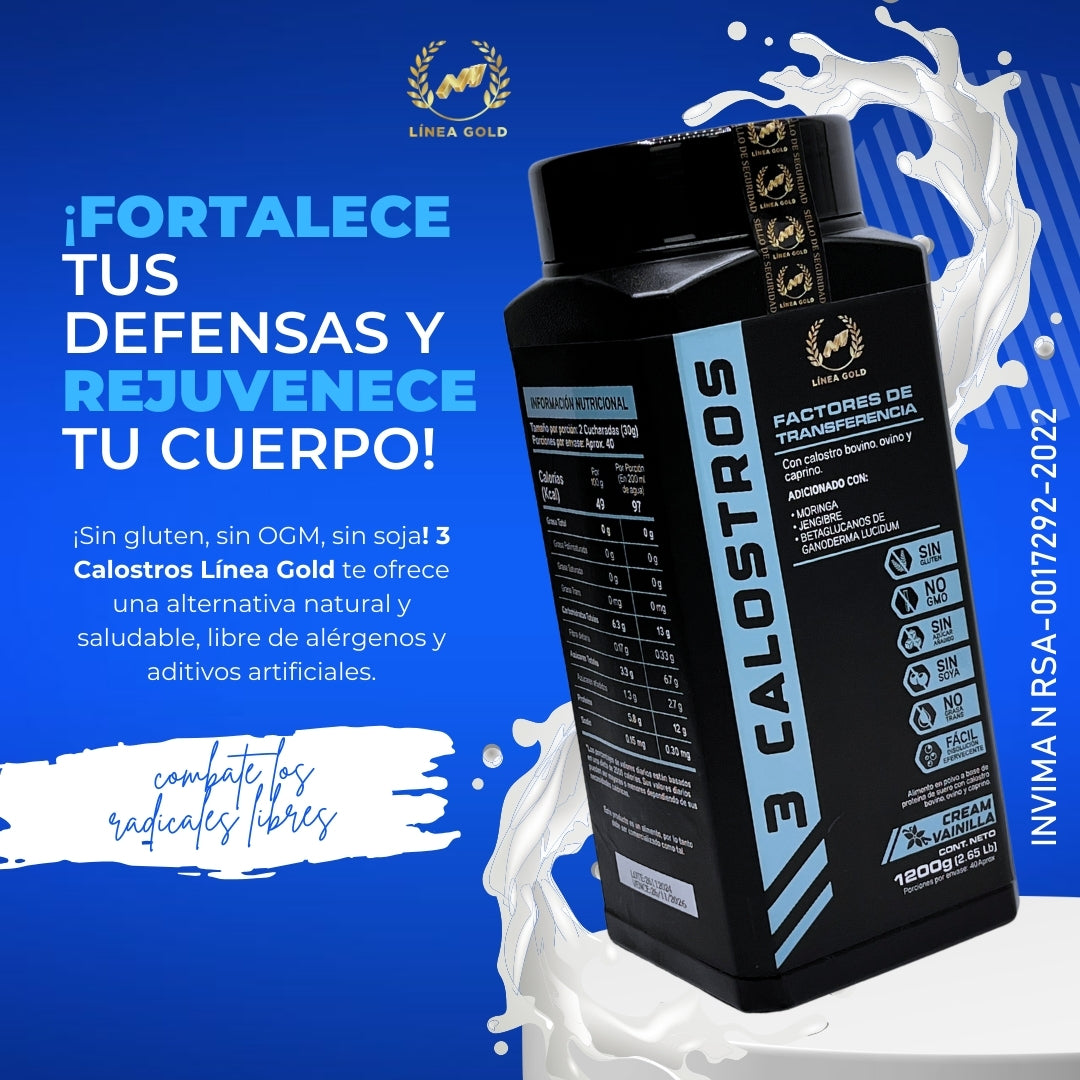 3 CALOSTROS PREMIUM – Recarga tu energía desde el interior🌟