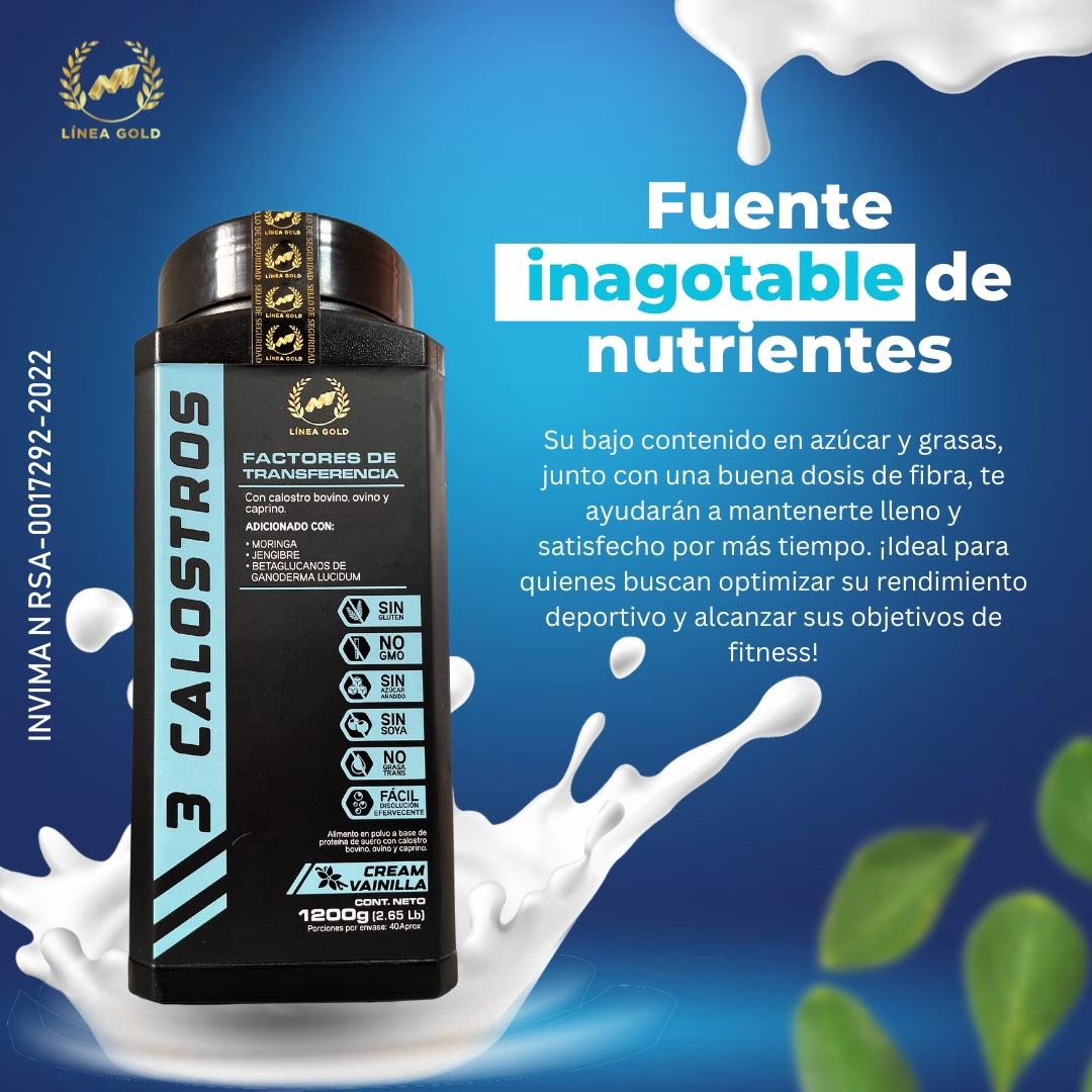 3 CALOSTROS PREMIUM – Recarga tu energía desde el interior🌟