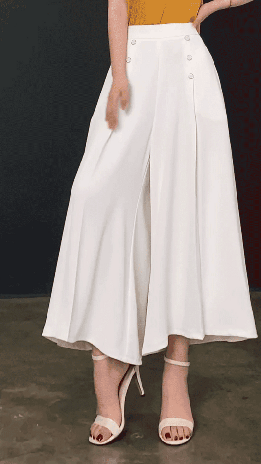 💎 PANTALÓN 2 EN 1: La versatilidad de un pantalón con la elegancia de una falda💎👜😍