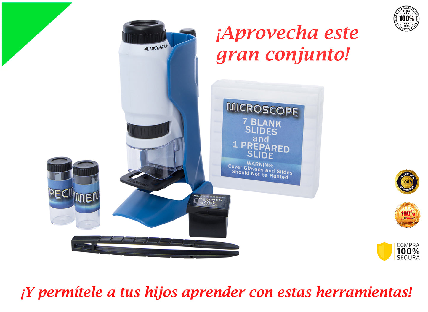 🧑🏻‍🔬Microscopio Telescopio Juguete Laboratorio Ciencia Niño Niña🧪