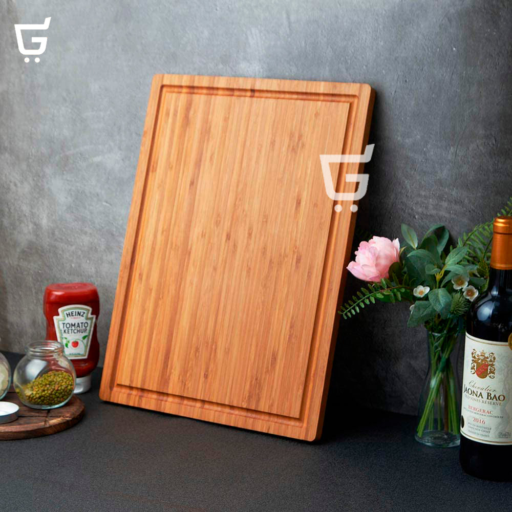 Tabla De Madera Para Picar Alimentos Libre De Bpa 100% Bambú
