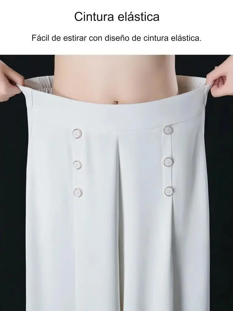 Pantalón Efecto Falda - Elegancia y Comodidad en un Solo Diseño💎¡OBSEQUIO ORGANIZADOR DE BOLSOS!👜