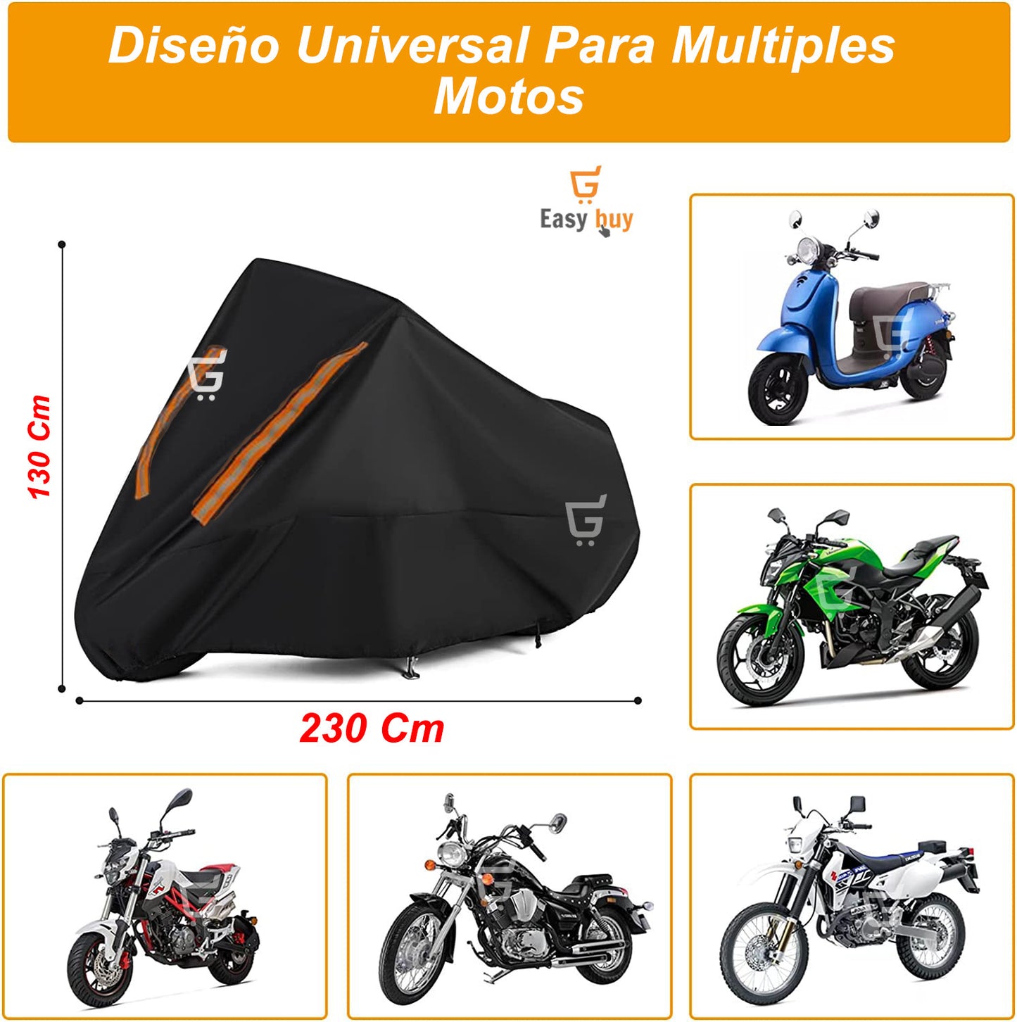 Pijama Para Moto con Reflectivos Impermeable + Tula