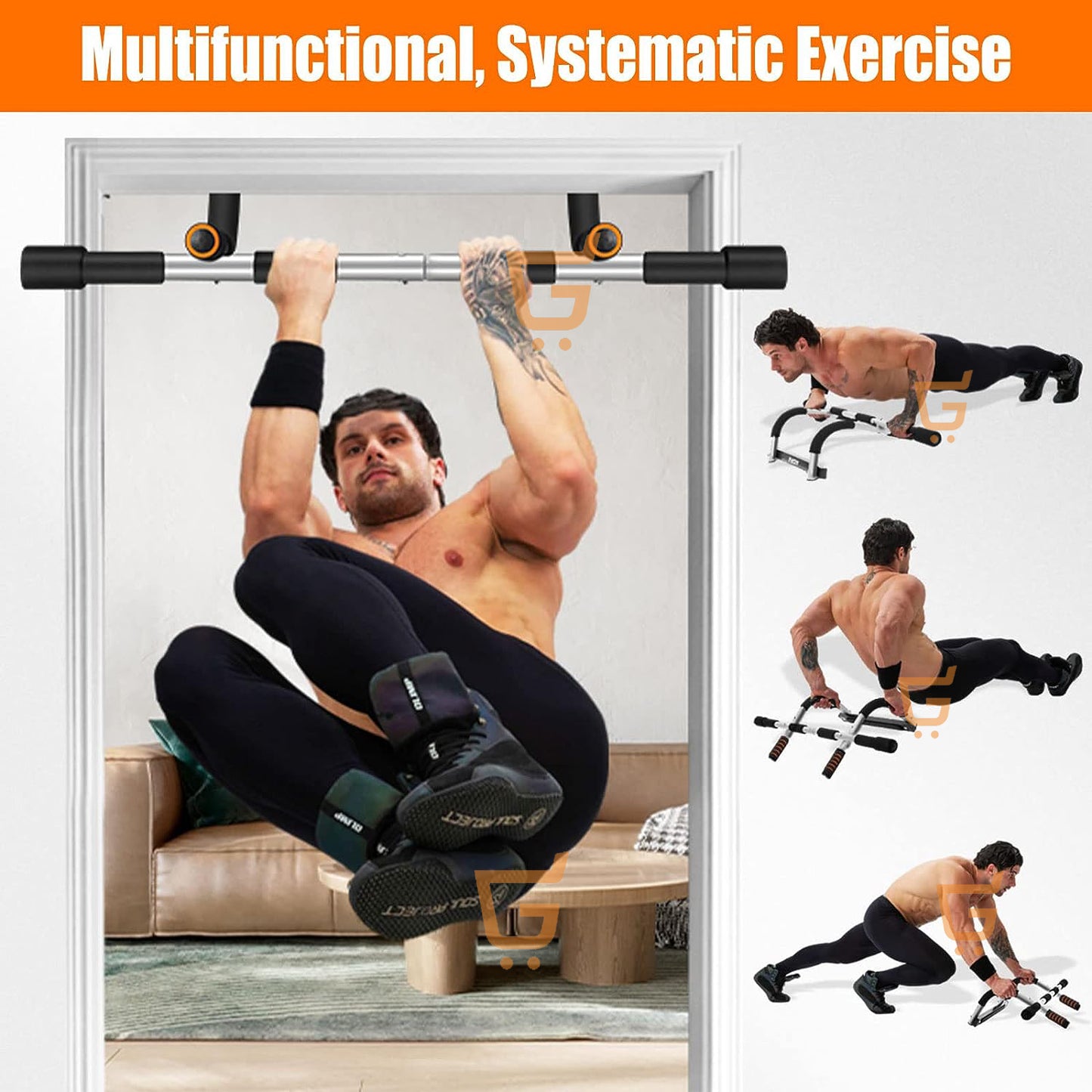 Barra Para Hacer Ejercicio Dominadas Multifuncional