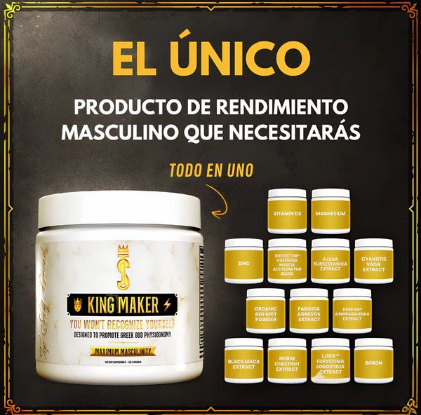 🌿KING MAKER ORIGINAL💯Apoya tu bienestar diario con una fórmula natural🧠