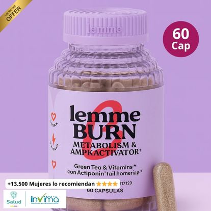 💪 Lemme Burn™ Activador metabólico - Quema grasa abdominal más rápido