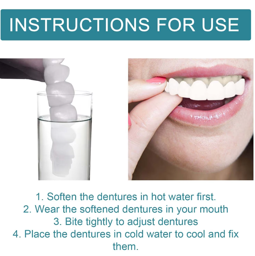CARILLAS DENTALES FABRICADAS EN RESINA 😍 Superior + Inferior - 80% DESC EN EL SEGUNDO PAR