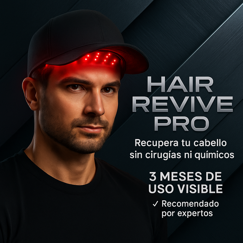 🧢 Hair Revive Pro – Renueva tu Cabello sin Cirugías ni Químicos🪮