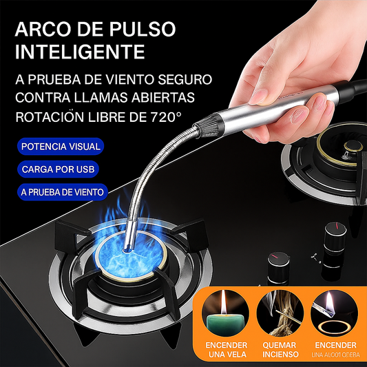 🔥 Encendedor Eléctrico Recargable – Moderno, Seguro y Siempre Listo ¡PAGA 1️⃣ LLEVA 2️⃣!👇