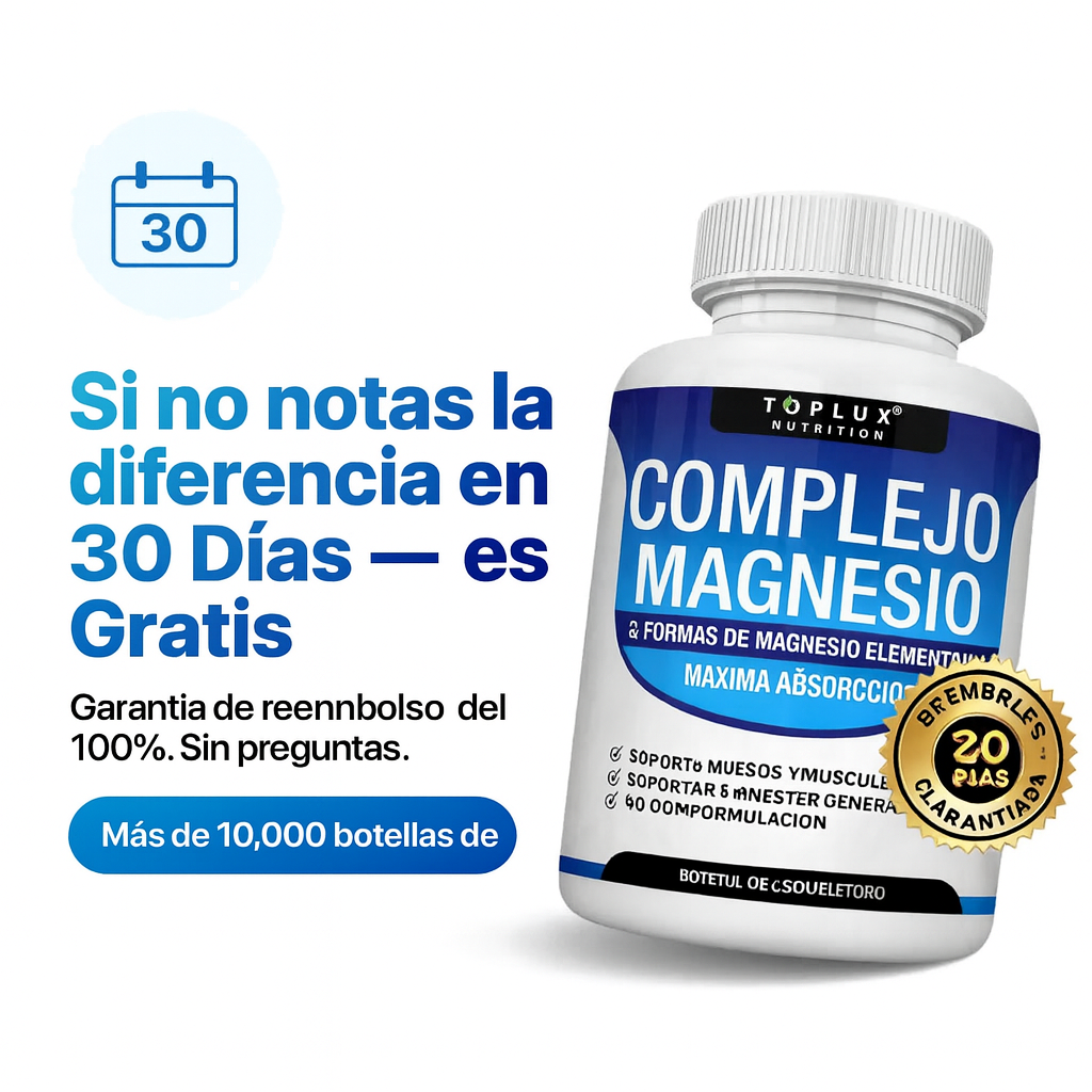 🌟 Magnesium Complex – Tu aliado contra el estrés y la fatiga diaria ¡50% OFF HOY!👇