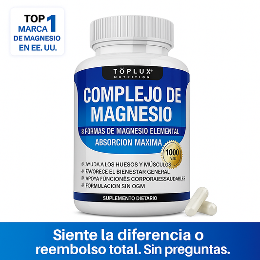 🌟 Magnesium Complex – Tu aliado contra el estrés y la fatiga diaria ¡50% OFF HOY!👇