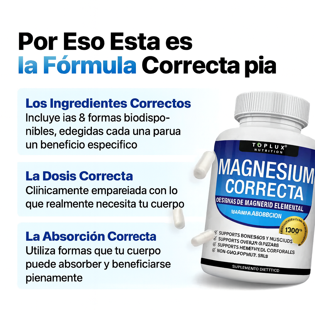 🌟 Magnesium Complex – Tu aliado contra el estrés y la fatiga diaria ¡50% OFF HOY!👇