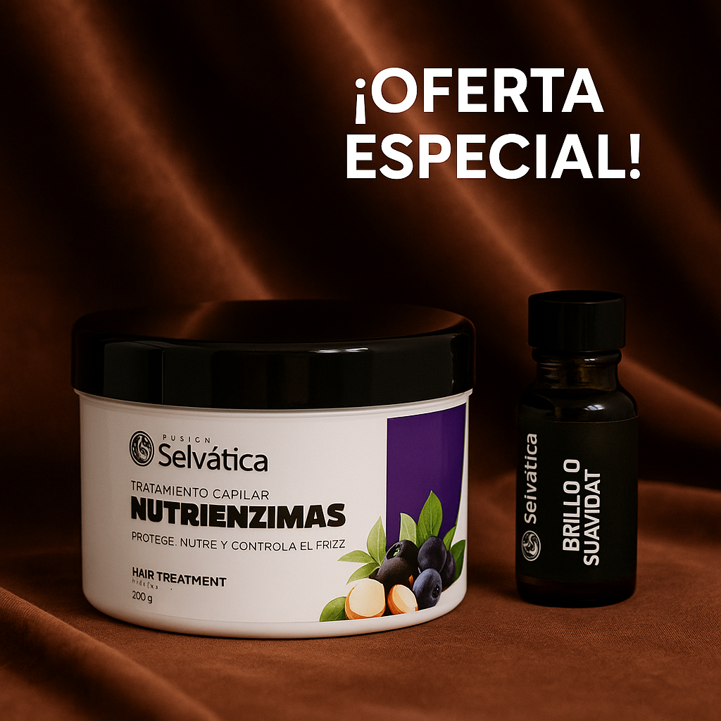 🌿 Dúo Capilar ADIOS FRIZZ – Fusión Selvática™