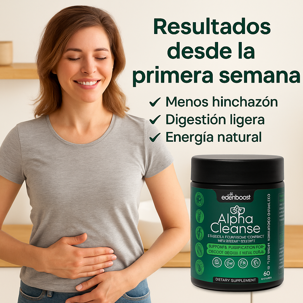 🌿 AlphaCleanse – Detox Natural de Hígado, Riñones e Intestinos