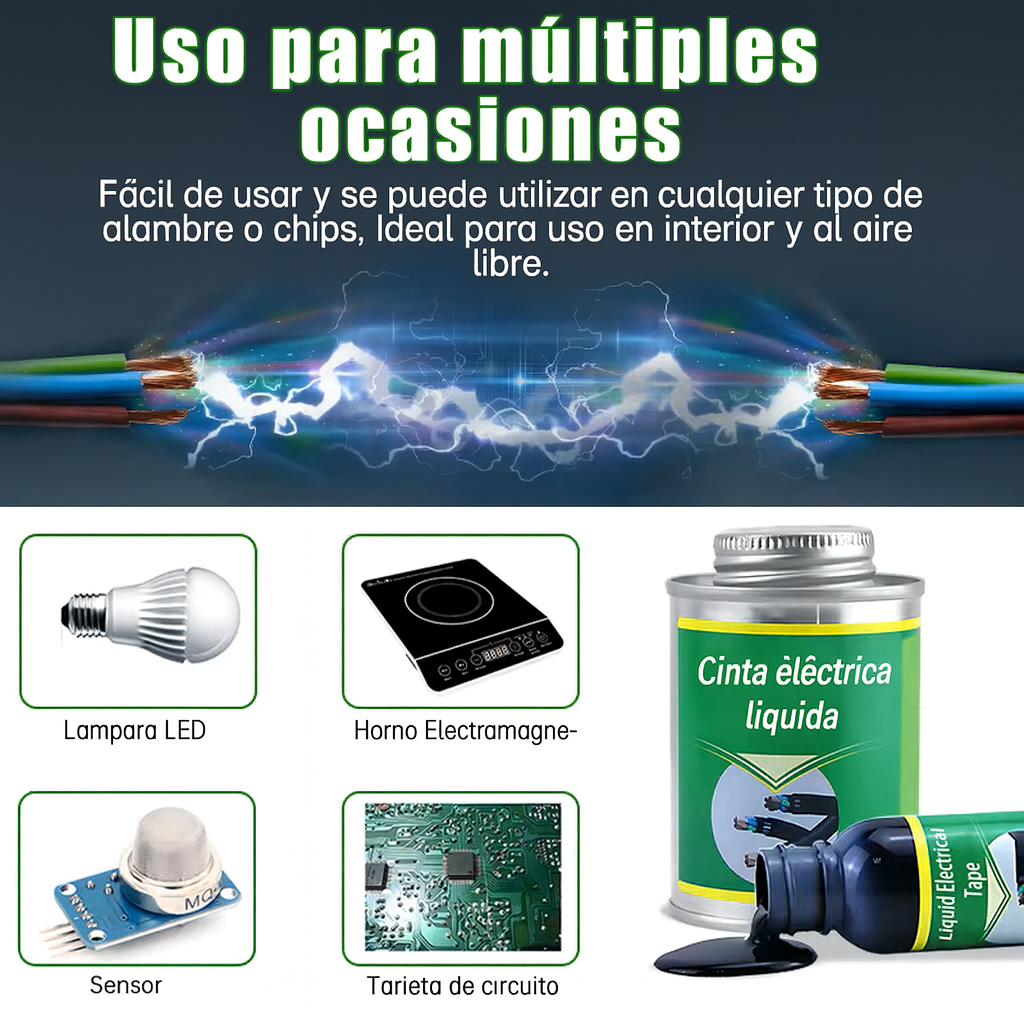 🔥 Olvídate de la cinta aislante: la revolución líquida que sella, protege y dura 🔥PAGA 1️⃣ LLEVA 2️⃣👇