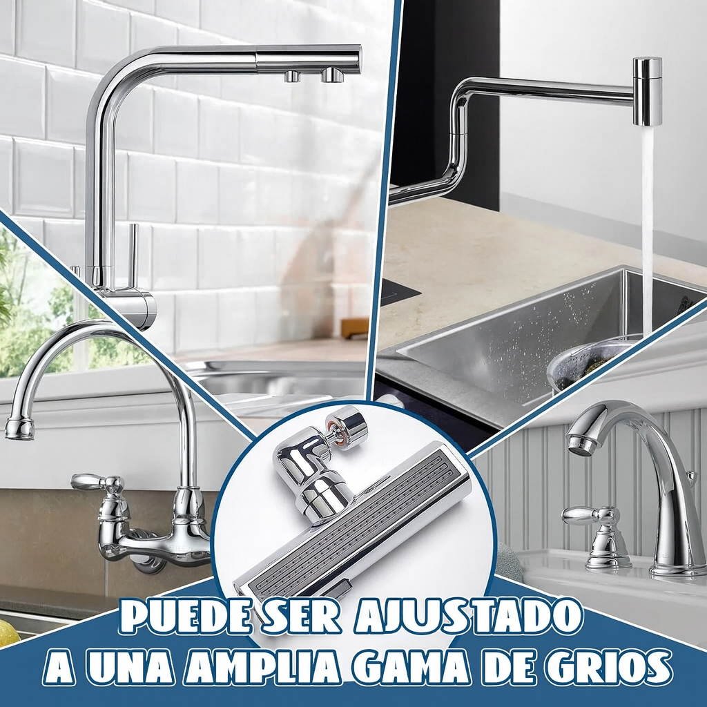 🚰 Grifo Giratorio 360° – Cocina Inteligente, Ahorra Agua y Dinero en Cada Uso