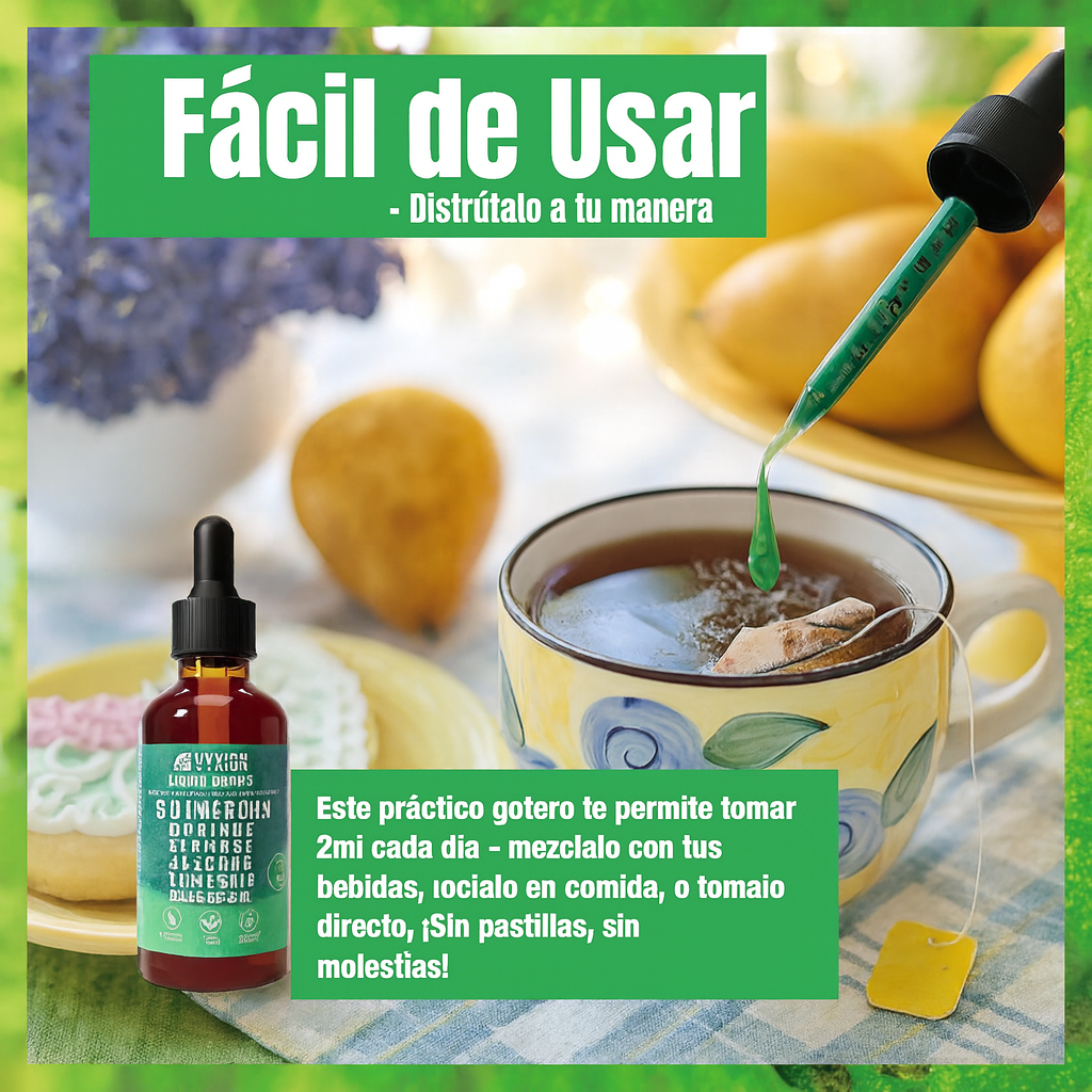 VYXION 10 en 1 - Energía, desintoxicación y bienestar total en cada gota 🌿💧60mL