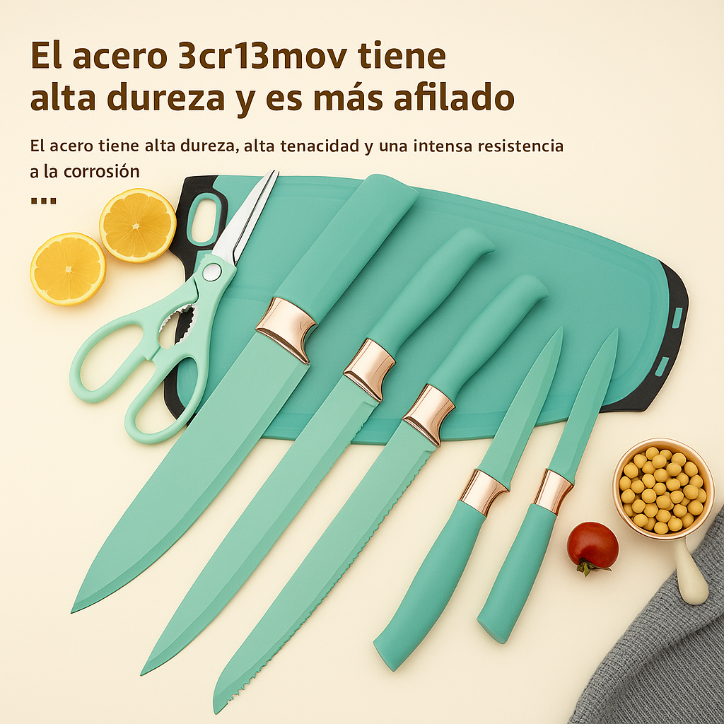🍳 Set de 19 Utensilios de Cocina – Todo en un solo paquete, práctico, elegante y duradero👇