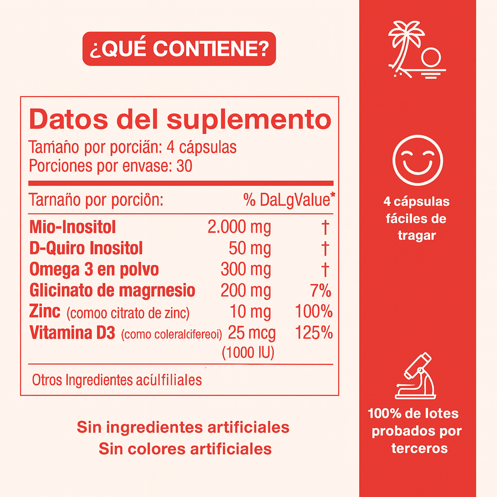 💖Peach Perfect Inositol - el multivitamínico 10 en 1 que equilibra tus hormonas💖