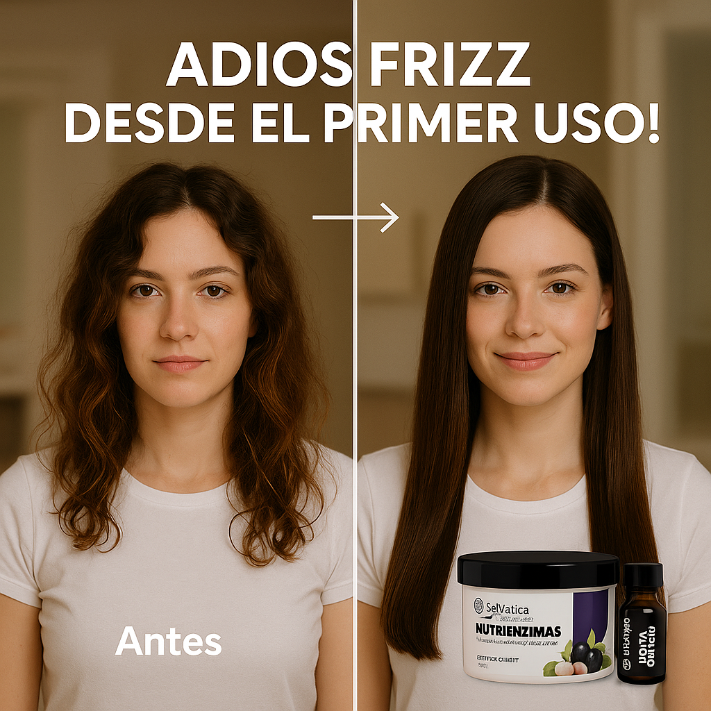 🌿 Dúo Capilar ADIOS FRIZZ – Fusión Selvática™