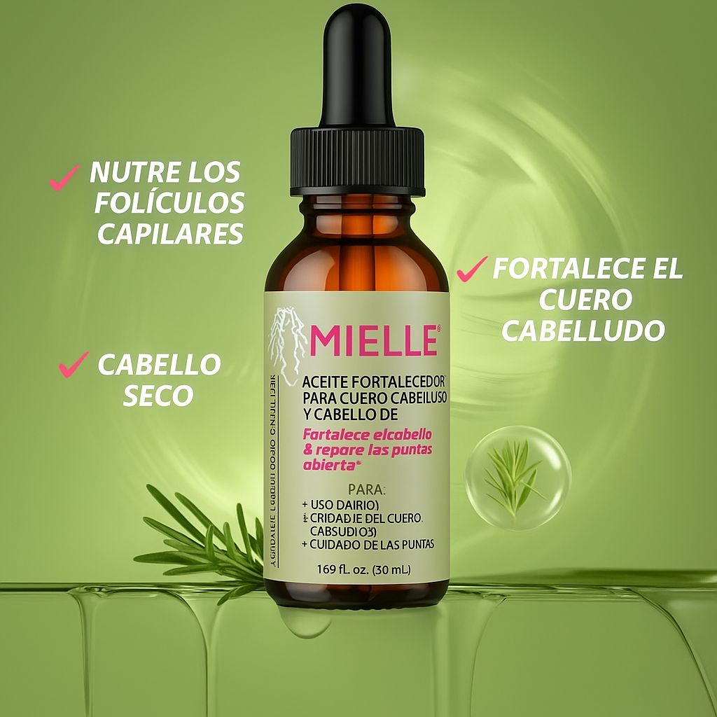 Mielle Organics 🌿Aceite de Romero & Menta! PAGA 1️⃣ LLEVA 2️⃣ SOLO POR HOY👀👇