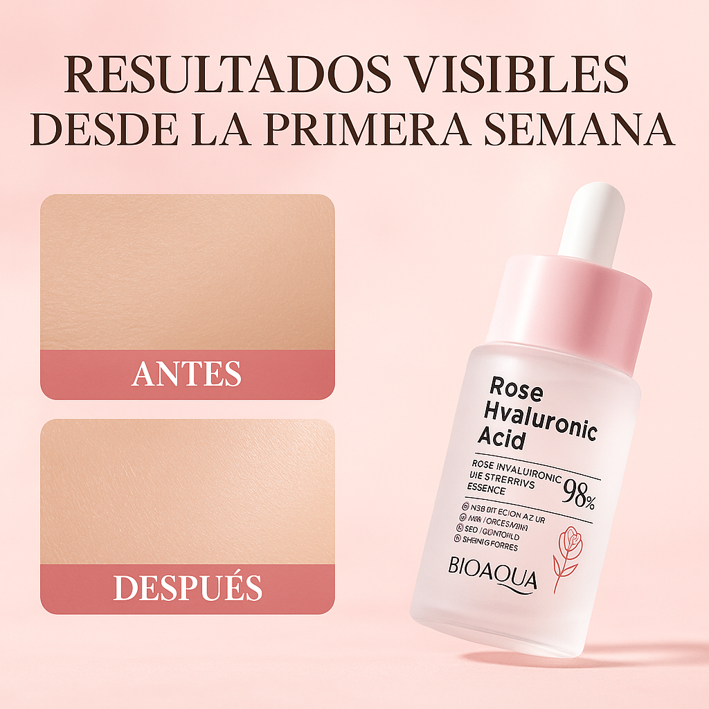 💧 Sérum Hidratante de Rosas + Ácido Hialurónico💠BIOAQUA PAGA 1️⃣ LLEVA 2️⃣👇