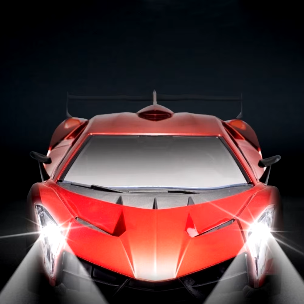 🏎️LAMBORGHINI A CONTROL REMOTO ESCALA 1:16 CON LUCES LED ✨ – Velocidad y Realismo en Cada Carrera